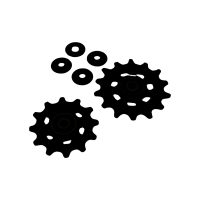 Pulleyhjul og Inner Plates