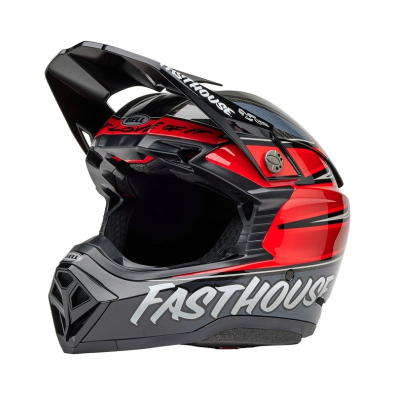 BELL Moto-10 Spherical Mips Helmet - Fasthouse DITD 25 Gloss Gray/Red
