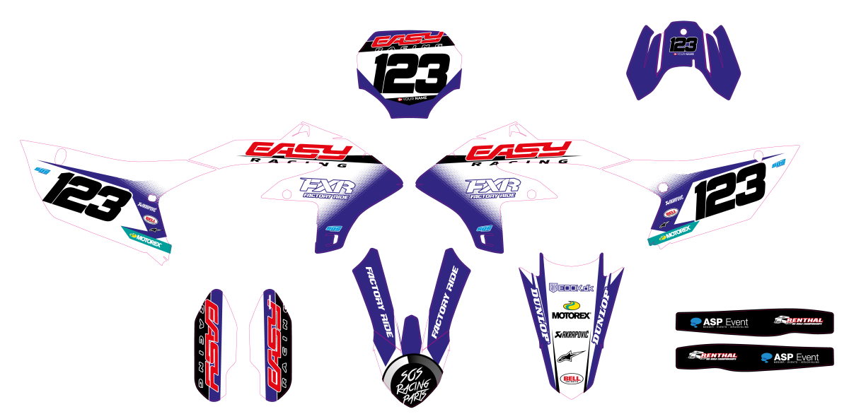 Easy Racing Team Replica - Yamaha - Stafferinger - Easy Racing