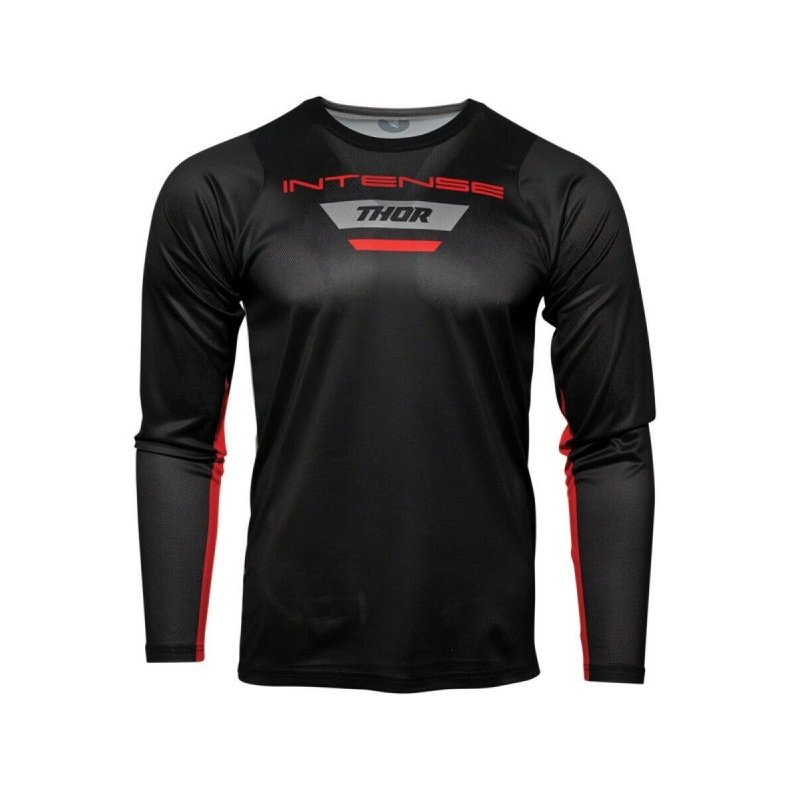 Thor Intense Long Sleeve Jersey Black/Gray XS