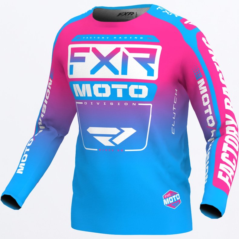 FXR Clutch MX Crosstrje 24 Cyan/E-Pink