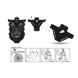 UFO Fiber Flex Chest Protector Black