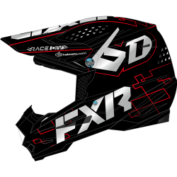 FXR 6D ATR-2 Redline Helmet