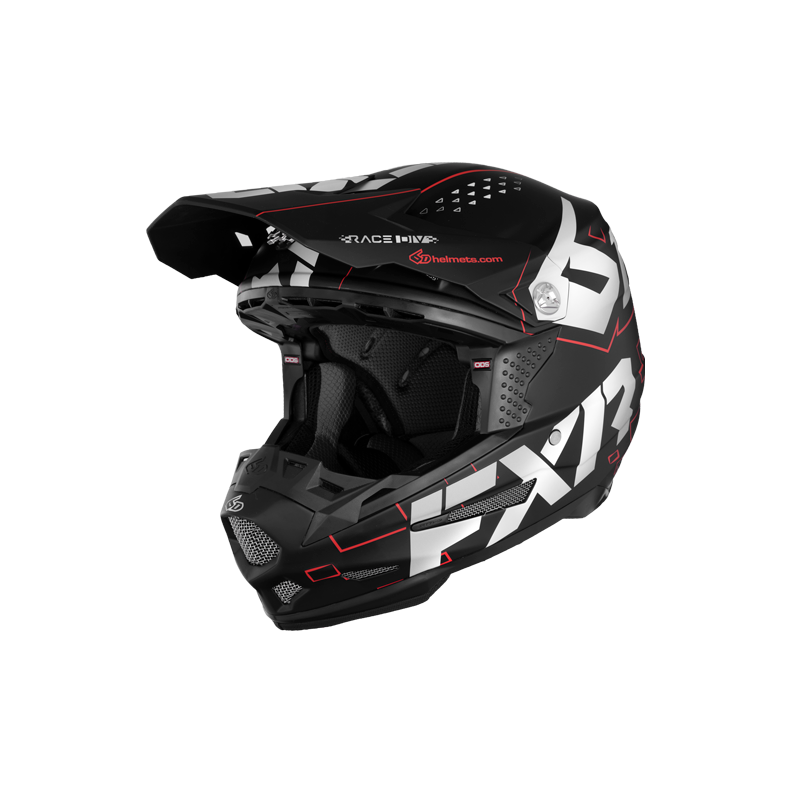 FXR 6D ATR-2 Redline Helmet