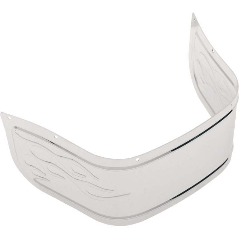 Chrome Plated Steel Front Fender Skirt