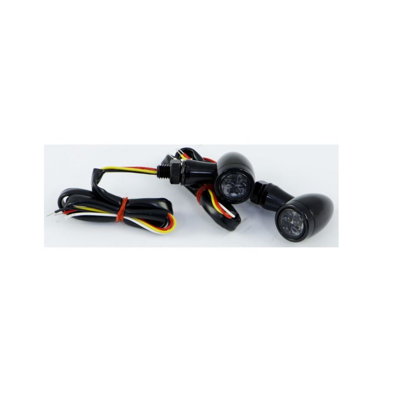 LED Bullet Turn Signal Lights with Rings