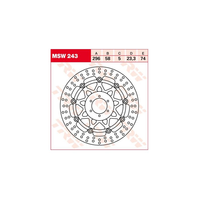 Round Floating Brake Rotor
