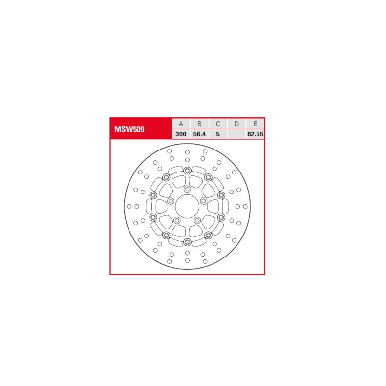 Round Floating Brake Rotor